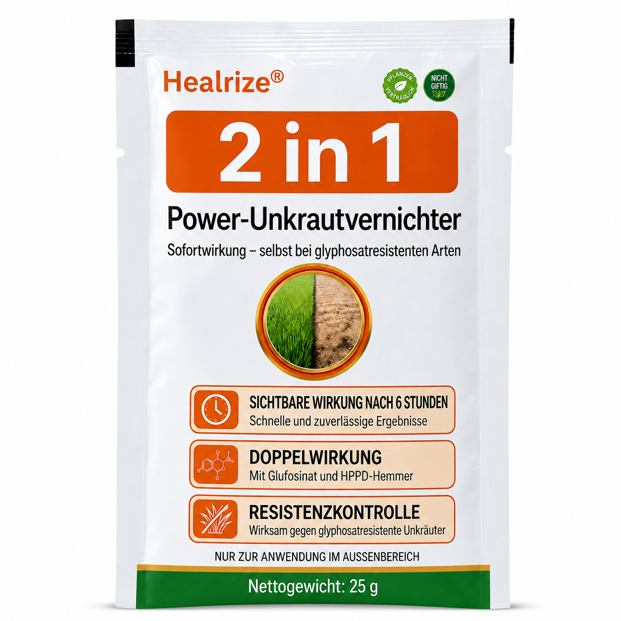 🏆 𝙊𝙛𝙛𝙞𝙯𝙞𝙚𝙡𝙡𝙚𝙧 𝙎𝙝𝙤𝙥 |🍂 Healrize® 2-in-1 Maximalstärke Herbizid : Schnelle Wirkung gegen glyphosatresistente Unkräuter ——Z
