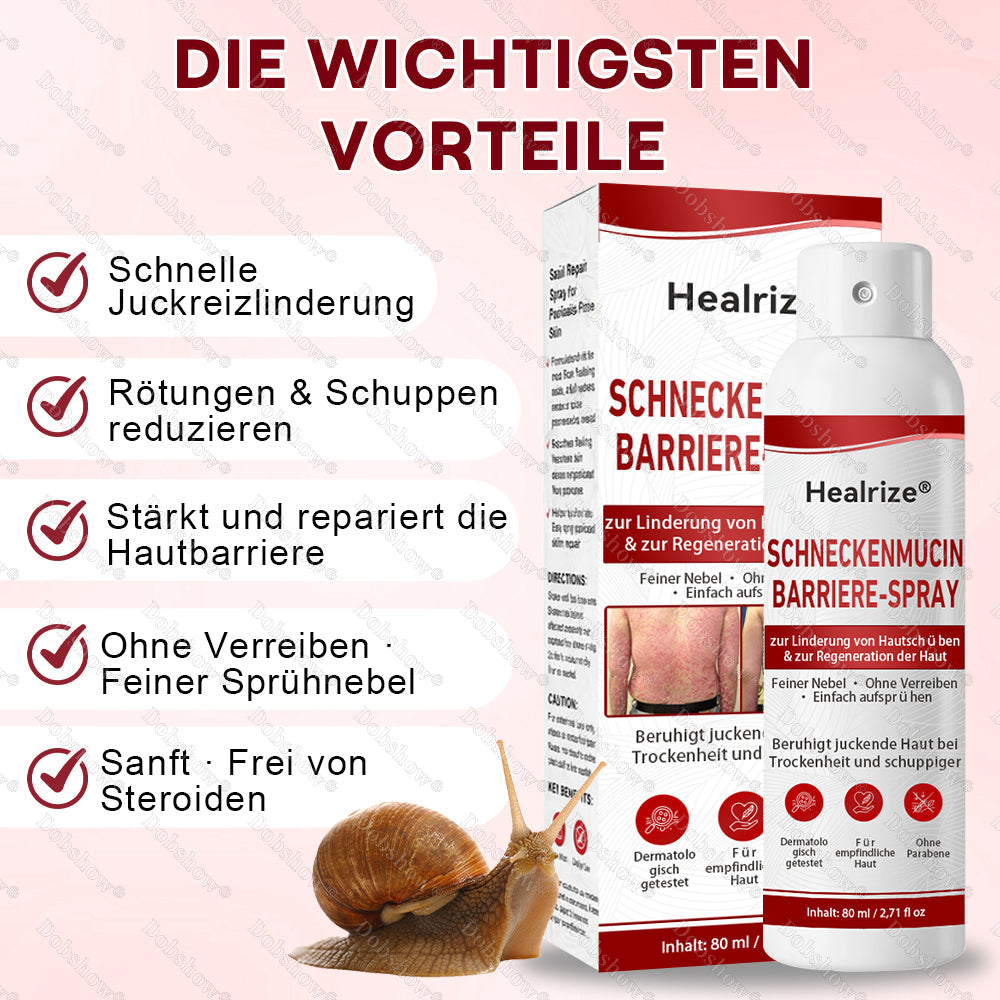 🌟Bestseller |🐌Healrize® Schneckenmucin-Barriere-Spray zur Linderung von Hautschüben und zur Regeneration der Haut-𝘿𝙚𝙪𝙩𝙨𝙘𝙝𝙡𝙖𝙣𝙙𝙨 𝙉𝙧. 1 𝙨𝙥𝙧ü𝙝𝙗𝙖𝙧𝙚 𝘽𝙖𝙧𝙧𝙞𝙚𝙧𝙚-𝙋𝙛𝙡𝙚𝙜𝙚 𝙗𝙚𝙞 𝙋𝙨𝙤𝙧𝙞𝙖𝙨𝙞𝙨