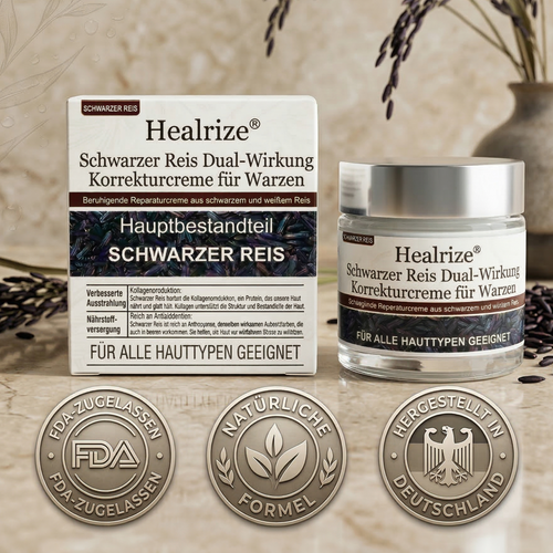 🍃Healrize®🎉Schwarzer Reis Dual-Wirkung Korrekturcreme für Warzen-