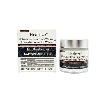 🍃Healrize®🎉Schwarzer Reis Dual-Wirkung Korrekturcreme für Warzen-