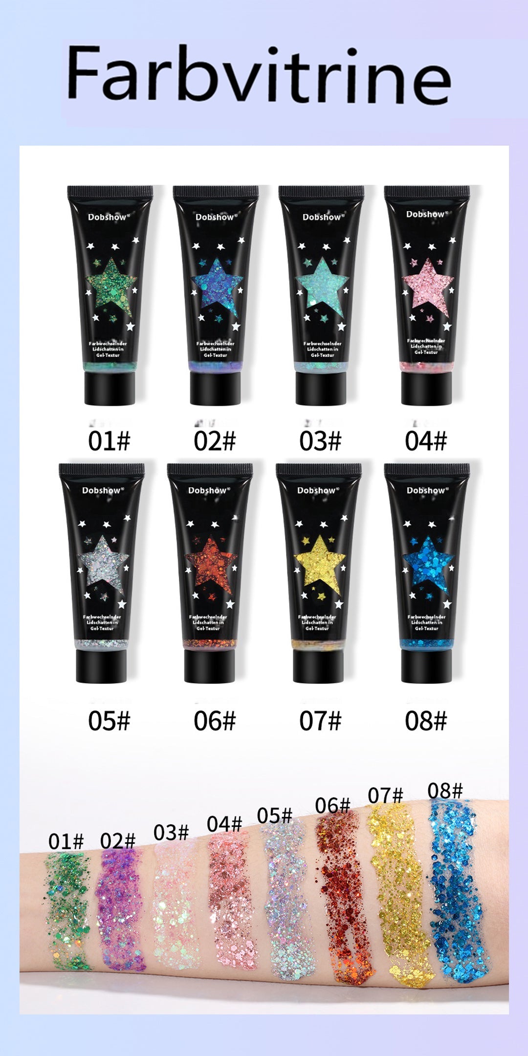 Dobshow® Farbwechselnder Lidschatten in Gel-Textur