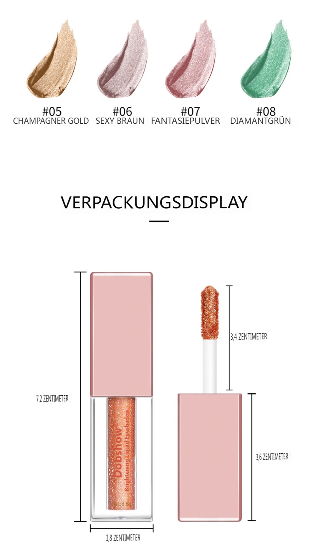 Dobshow® Aufhellender Flüssig-Lidschatten