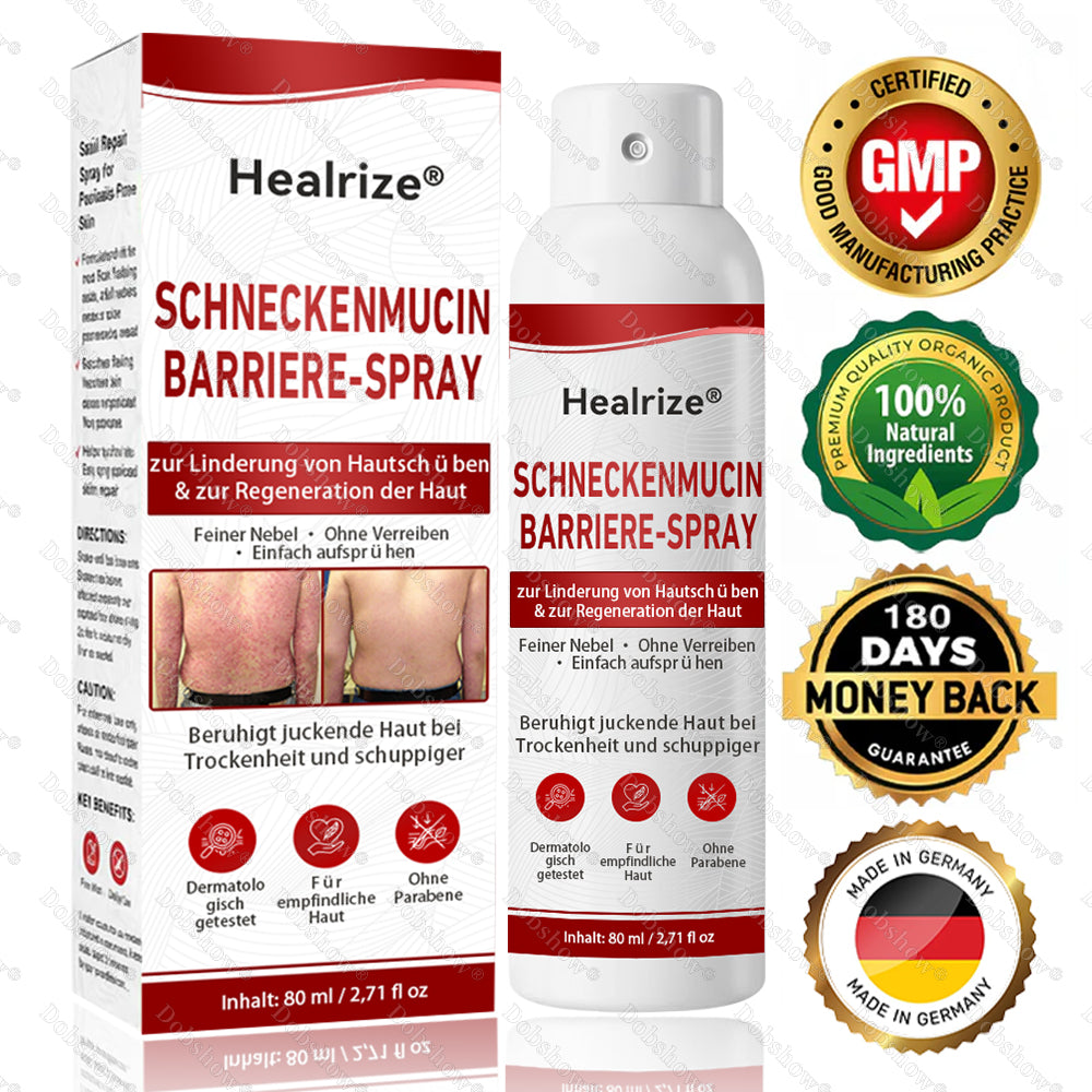 🌟Bestseller |🐌Healrize® Schneckenmucin-Barriere-Spray zur Linderung von Hautschüben und zur Regeneration der Haut-𝘿𝙚𝙪𝙩𝙨𝙘𝙝𝙡𝙖𝙣𝙙𝙨 𝙉𝙧. 1 𝙨𝙥𝙧ü𝙝𝙗𝙖𝙧𝙚 𝘽𝙖𝙧𝙧𝙞𝙚𝙧𝙚-𝙋𝙛𝙡𝙚𝙜𝙚 𝙗𝙚𝙞 𝙋𝙨𝙤𝙧𝙞𝙖𝙨𝙞𝙨