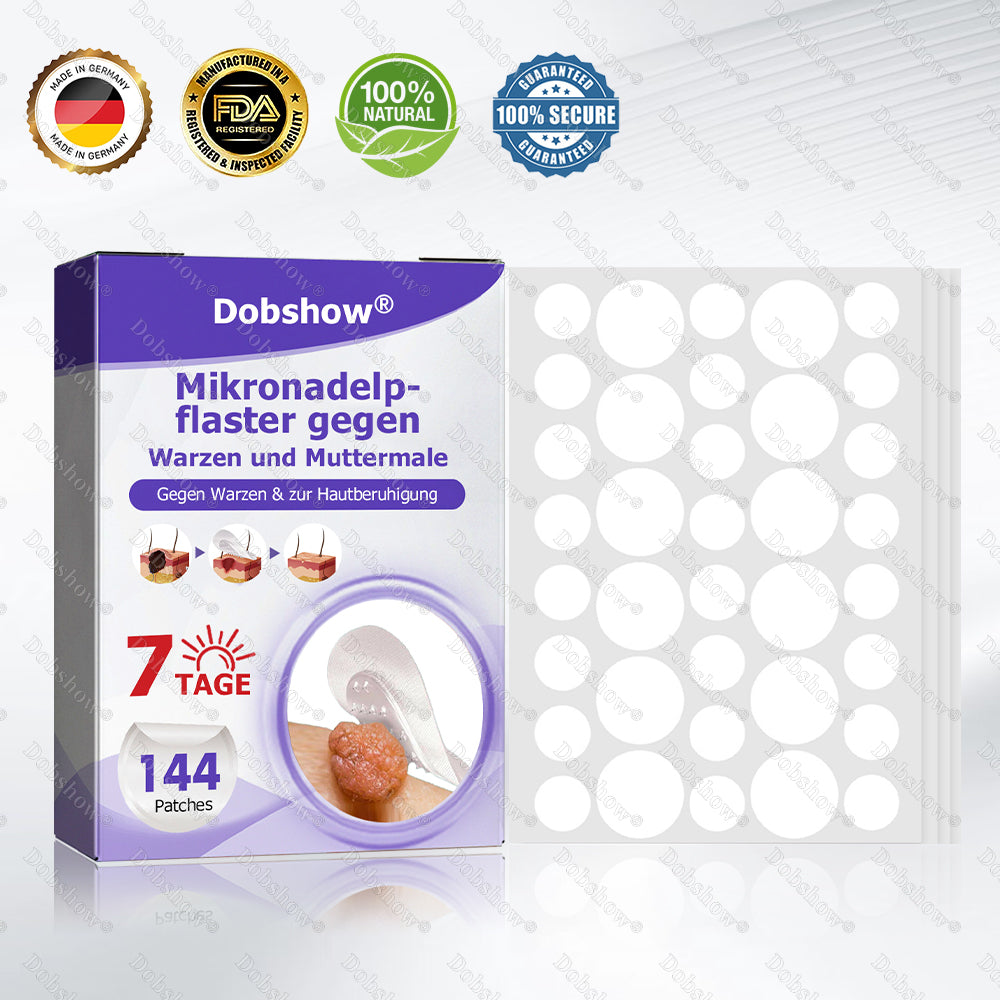 ⭐Dobshow® Mikronadelpflaster gegen Warzen und Muttermale -z