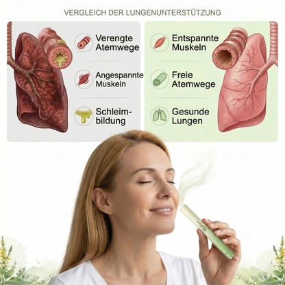 🍃Healrize® Natural Mullein Lung Support Aroma Diffuser – Deep Lung Cleanse Support