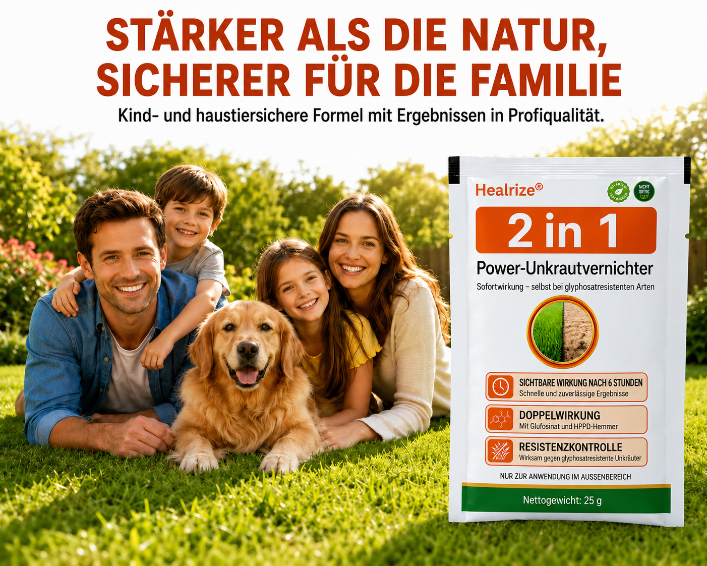 🏆 𝙊𝙛𝙛𝙞𝙯𝙞𝙚𝙡𝙡𝙚𝙧 𝙎𝙝𝙤𝙥 |🍂 Healrize® 2-in-1 Maximalstärke Herbizid : Schnelle Wirkung gegen glyphosatresistente Unkräuter ——Z