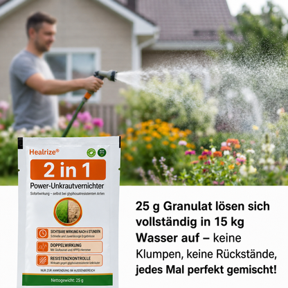 🏆 𝙊𝙛𝙛𝙞𝙯𝙞𝙚𝙡𝙡𝙚𝙧 𝙎𝙝𝙤𝙥 |🍂 Healrize® 2-in-1 Maximalstärke Herbizid : Schnelle Wirkung gegen glyphosatresistente Unkräuter ——Z