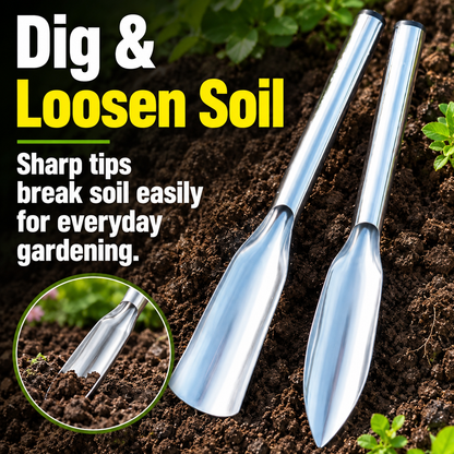 MCOIKY® 𝗦𝘁𝗮𝗶𝗻𝗹𝗲𝘀𝘀 𝗦𝘁𝗲𝗲𝗹 𝗚𝗮𝗿𝗱𝗲𝗻 𝗗𝗶𝗴𝗴𝗶𝗻𝗴 & 𝗧𝗿𝗮𝗻𝘀𝗽𝗹𝗮𝗻𝘁𝗶𝗻𝗴 𝗧𝗼𝗼𝗹 𝗦𝗲𝘁